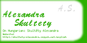 alexandra skultety business card